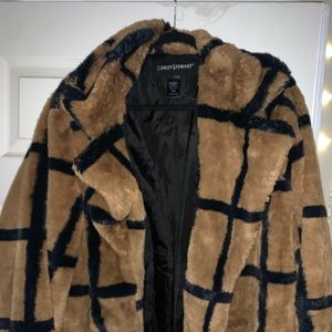Ashley Stewart Faux Fur Coat